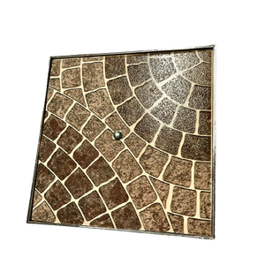 Tampa Alumínio com Rebaixo Oculta 60 Cm Inspeção / Esgoto / Gordura