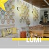 Tartaruga Luminária Lumi Parede Muro Grade Preta Kit 15 - 5