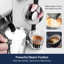 Ver imagem 6 de Amzchef Máquina de Espresso 20 Bar com Vaporizador e Painel Lcd, Prata