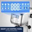 Ver imagem 2 de Amzchef Máquina de Espresso 20 Bar com Vaporizador e Painel Lcd, Prata