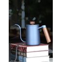 Ver imagem 2 de Chaleira Aço Inox Azul Bico Fino com Termômetro 350ml - Ilc