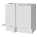 Ver imagem 1 de Balcão de Canto Cozinha Glamy 1 Porta MDP 94cm Branco Madesa