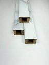 Ver imagem 1 de Brise MDF Talatto 01 Unid. 274x6,5x4cm Larg. - Marmorizado
