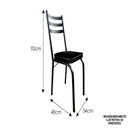 Ver imagem 3 de Kit com 2 Cadeiras Sala de Jantar Cozinha Europa