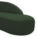 Ver imagem 5 de Divã Recamier Curvo Luna 160cm Lado Direito Linho - Adj Decor Cor Verde
