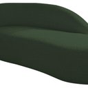 Ver imagem 2 de Divã Recamier Curvo Luna 160cm Lado Direito Linho - Adj Decor Cor Verde