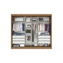 Ver imagem 3 de Guarda Roupa Casal 3 Portas de Correr e 6 Gavetas Natus Plus Cumaru - Novo Horizonte