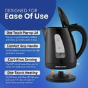 Ver imagem 2 de Elite Gourmet Ekt8690 Chaleira Elétrica 1,7l Preto Clássico 1500w