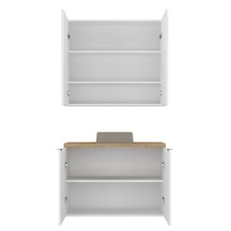 Conjunto de Banheiro com Cuba Nature Estilare 90cm  - 3