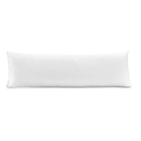 Fronha Body Pillow Altenburg Toque Acetinado 40cm x 130cm - Branco