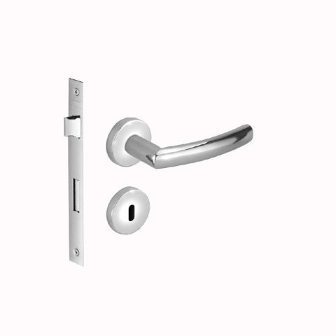 Fechadura Imab Bine Inox Escovado Maquina 55mm