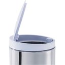 Ver imagem 4 de Lixeira Press Inox com Tampa Branco 4l 17x25cm - Brinox