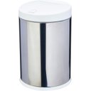Ver imagem 1 de Lixeira Press Inox com Tampa Branco 4l 17x25cm - Brinox