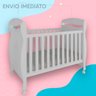 Berço Peroba Junior Americano Branco Vira Mini Cama Infantil - 5