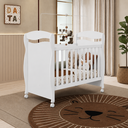 Ver imagem 1 de Berço Peroba Junior Americano Branco Vira Mini Cama Infantil