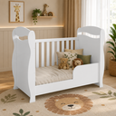 Ver imagem 7 de Berço Peroba Junior Americano Branco Vira Mini Cama Infantil