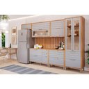 Ver imagem 2 de Cozinha Modulada Mgm Eloise Mgm 8 Peças C8p88 Cinamomo/platina