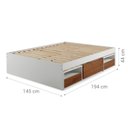 Ver imagem 3 de Cama Casal Multifuncional Kassie Cazarara