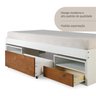 Cama Casal Multifuncional Kassie Cazarara - 6