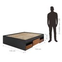 Ver imagem 4 de Cama Casal Multifuncional 145x194cm Kassie Cazarara