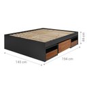 Ver imagem 3 de Cama Casal Multifuncional 145x194cm Kassie Cazarara