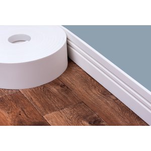 Rodapé Eva Flexível Autoadesivo 10cm X 1cm Napoli 48 Metros