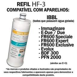 Kit 2 Refis Filtro Ibbl Fr600 Evolux Atlantis Immaginare - 5