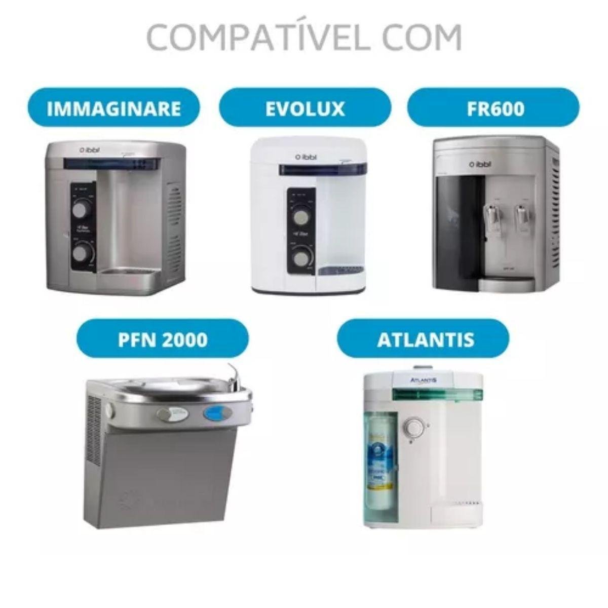 Kit 2 Refis Filtro Ibbl Fr600 Evolux Atlantis Immaginare - 6