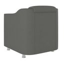 Ver imagem 4 de Kit 2 Poltronas Decorativas Bia Consultório Recepção Sala Suede Cor:cinza
