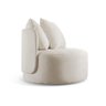 Poltrona Redonda Orgânica Moon Linho Nude 100 - 6