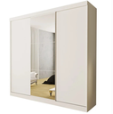 Ver imagem 7 de Guarda Roupa Casal Texas Smart 205,9cm 3 Portas com 1 Espelho 4 Gavetas - Branco