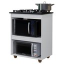 Ver imagem 1 de Balcão para Cooktop 4 Bocas Turim Branco