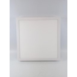 Plafon Sobrepor 24w Quadrado Branco Frio Cozinha Banheiro - 4