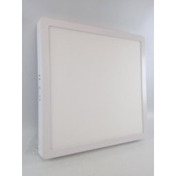 Plafon Sobrepor 24w Quadrado Branco Frio Cozinha Banheiro - 2