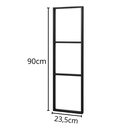 Ver imagem 7 de Suporte de Prateleira Tripla 20cm 2 Peças Estilo Industrial