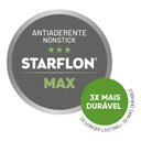 Ver imagem 4 de Frigideira Reta Tramontina Lyf em Alumínio 20 Cm 1,4 L Antiaderente Starflon Max Verde Natureza