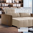 Ver imagem 7 de Sofá 2 Lugares Retrátil e Reclinável 144cm Xangai Yescasa  Veludo  