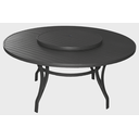 Ver imagem 3 de Conjunto de Mesa 1,40m + 6 Cadeiras Tela Sling Área Externa Jardim Piscina
