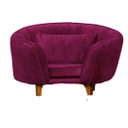 Ver imagem 1 de Caminha Pet Poltrona Baby Lady Tecido Veludo Divini Decor:marsala
