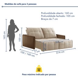 Sofá 3 Lugares Retrátil e Reclinável 214cm Xangai Yescasa Veludo - 9 Sofá 3 Lugares Retrátil e Reclinável 214cm Xangai Yescasa Veludo - 9