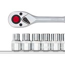 Ver imagem 2 de Jogo de Soquetes 1/2" Sextavados de 10 mm À 19 mm com 12 Peças - Gedore Red 3300030