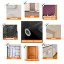 Ver imagem 4 de Papel Parede Adesivo Lavavel Laca Alto Brilho Cinza Metálico