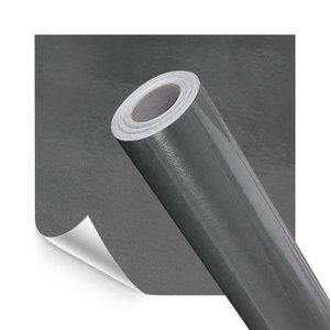 Papel Parede Adesivo Lavavel Laca Alto Brilho Cinza Metálico