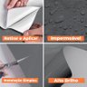 Papel Parede Adesivo Lavavel Laca Alto Brilho Cinza Metálico - 9