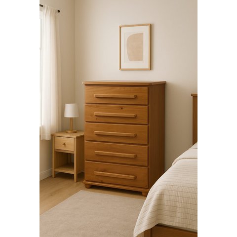 Comoda Berlim Imbuia em Madeira