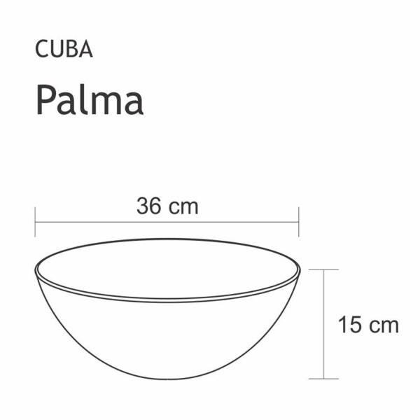Cuba de Apoio para Banheiro Produza Palma - 2