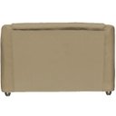 Ver imagem 5 de Kit Namoradeira + 4 Poltronas Decorativas para Sala Mila Suede Cores Pé de Plastico Cromado