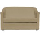 Ver imagem 3 de Kit Namoradeira + 4 Poltronas Decorativas para Sala Mila Suede Cores Pé de Plastico Cromado