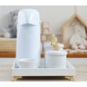 Kit Higiene Porcelana Bebê Maternidade + Garrafa Térmica 500ml - K012 Ovelha Dourado - 1