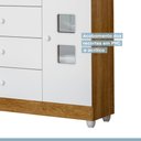 Ver imagem 3 de Cômoda 1 Porta 4 Gavetas Life Tigus Baby - Branco/madeirado Ypê